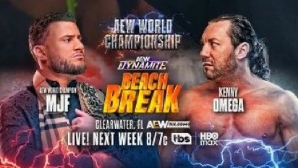 MJF Kenny Omega AEW World Championship Beach Break
