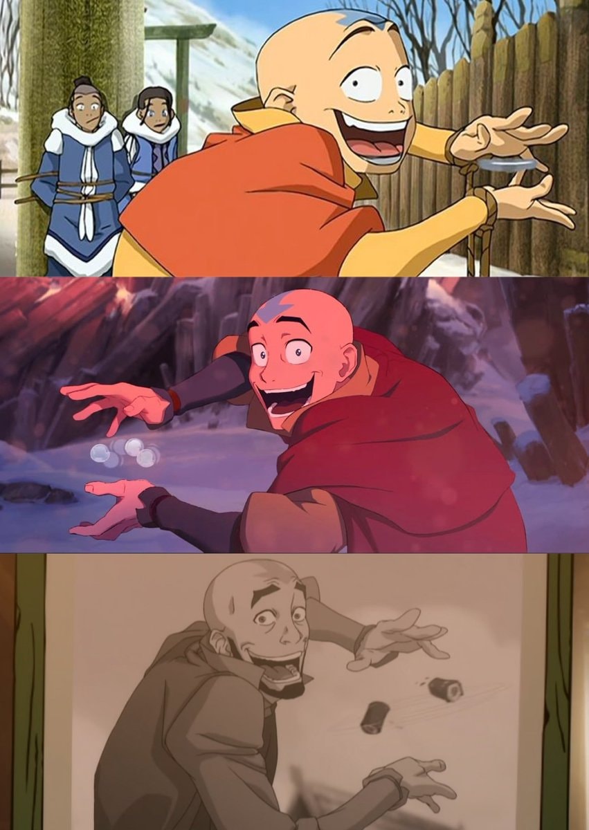 Aang over the years
