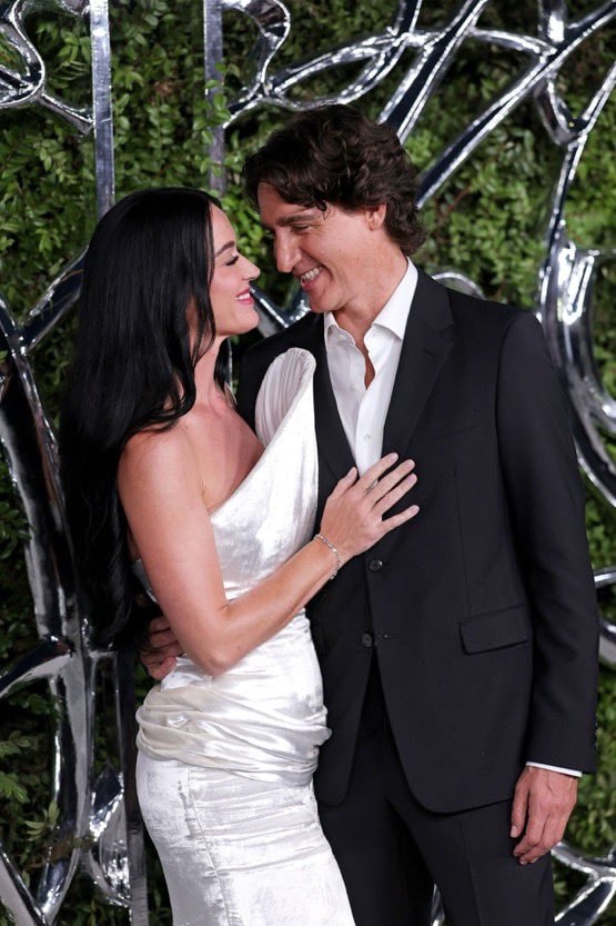 Katy Perry and Justin Trudeau at Lucas Museum