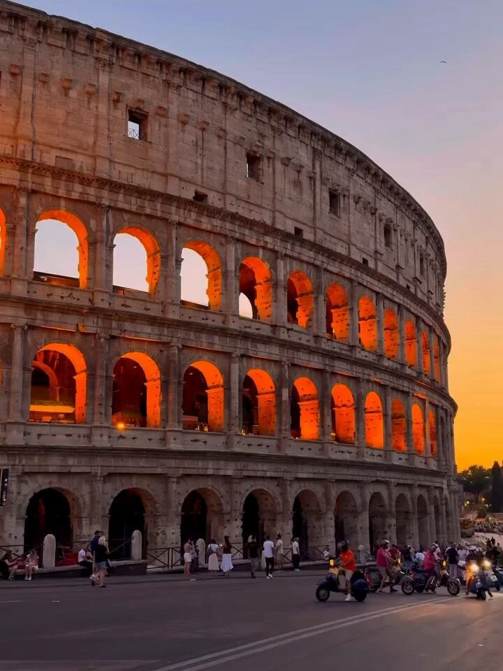 Colosseum Rome sunset