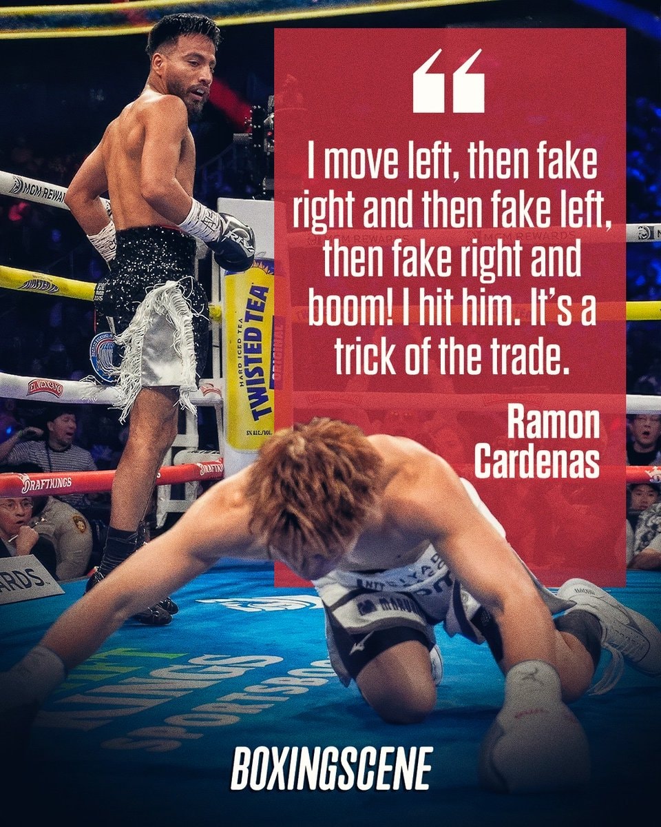 Ramon Cardenas explains trick vs Naoya Inoue