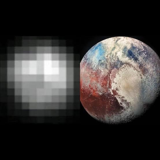 Pluto 1994 vs 2019