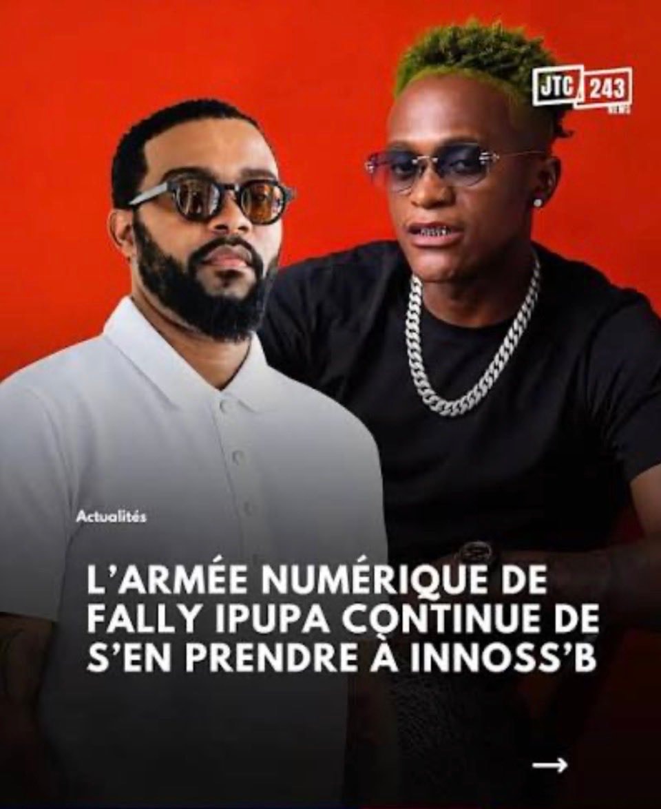 Tshisekedi accused of fueling Fally Ipupa vs Inno's'B feud