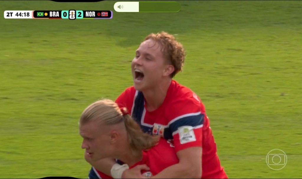 Norway Brazil Haaland goal