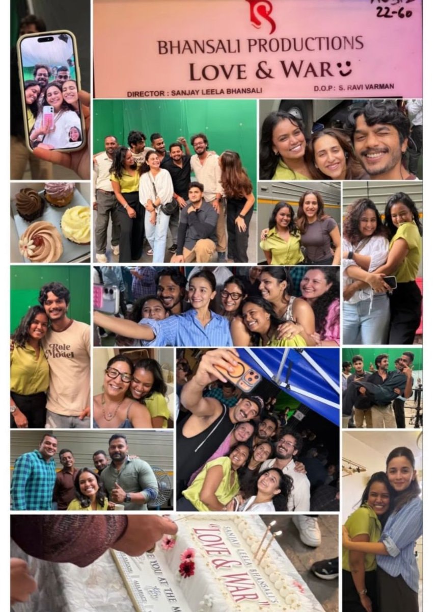 Love & War wrap with Ranbir Kapoor and Alia Bhatt (photo 2 of 2)