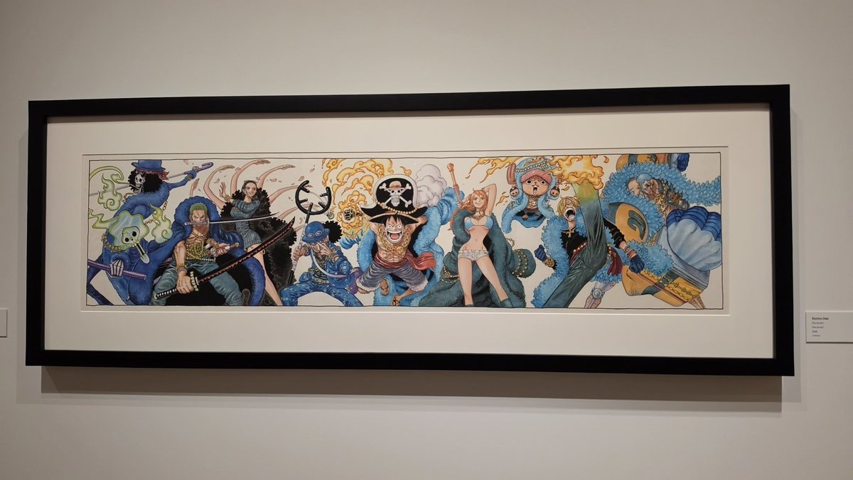 One Piece art at Lucas Museum