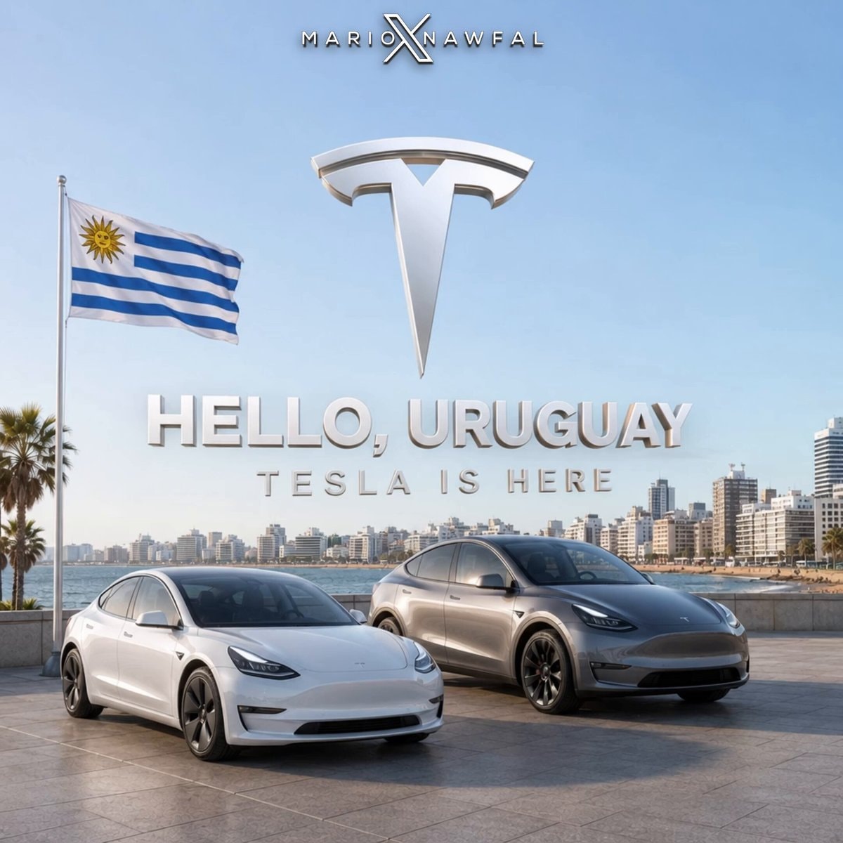Tesla Uruguay launch