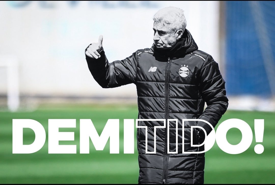 Luís Castro Grêmio coaching change