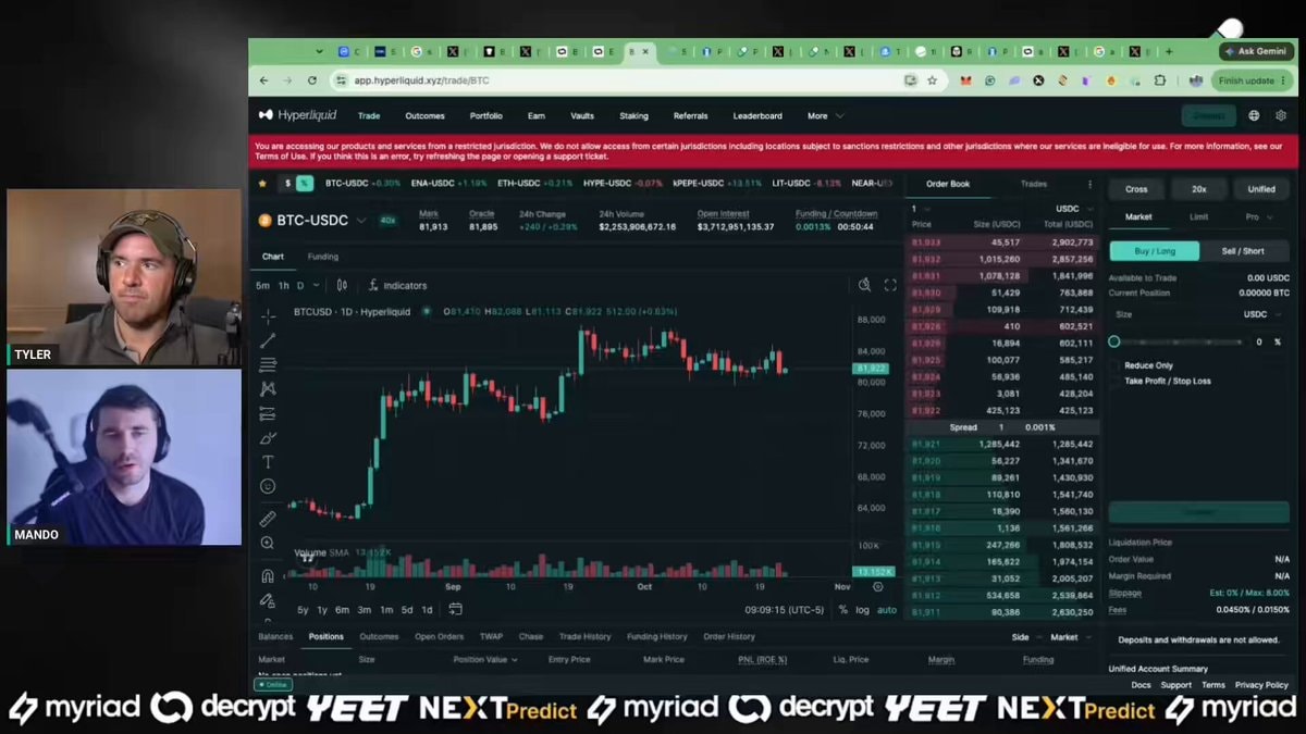 Mando on cutting his crypto exposure