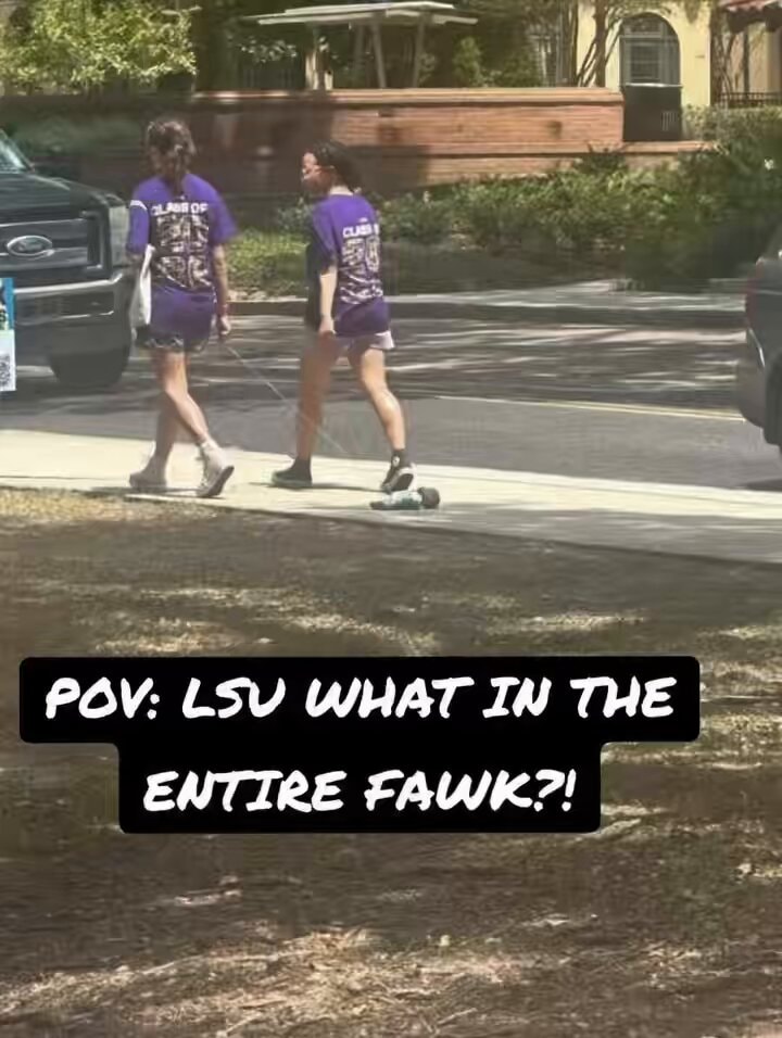 LSU students dragging Black baby doll