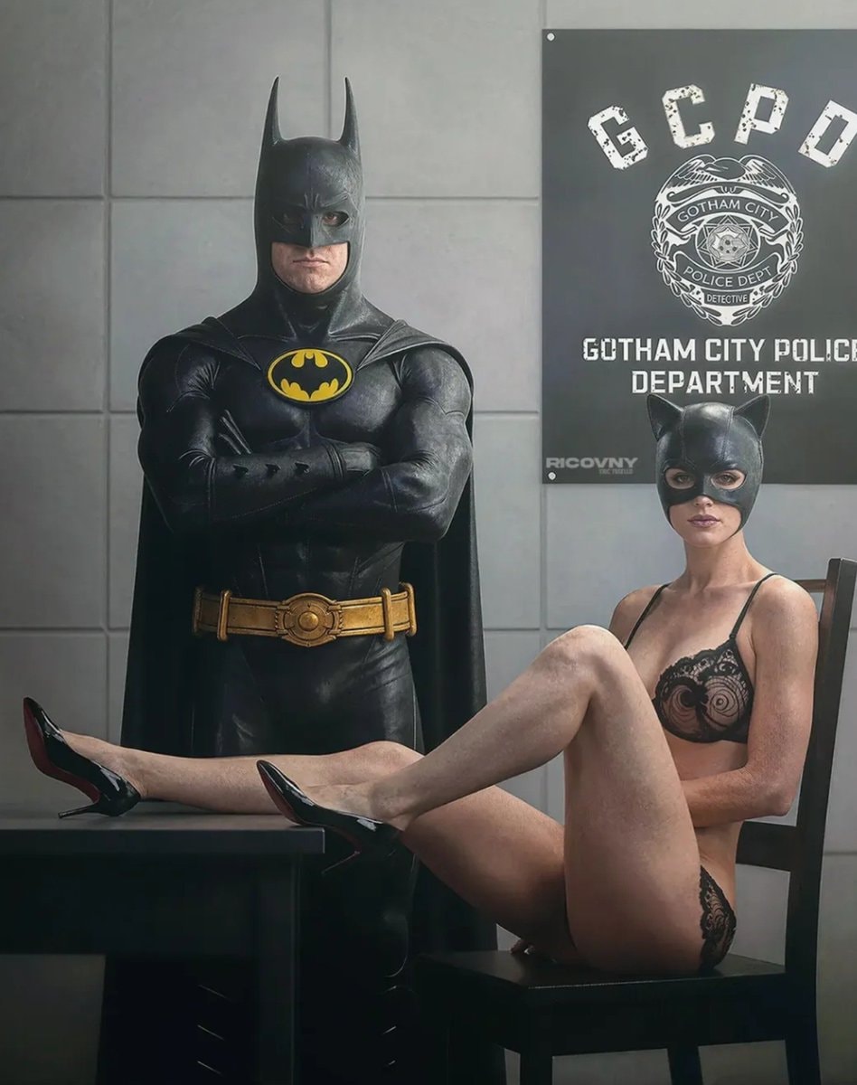 Batman Catwoman Gotham Police