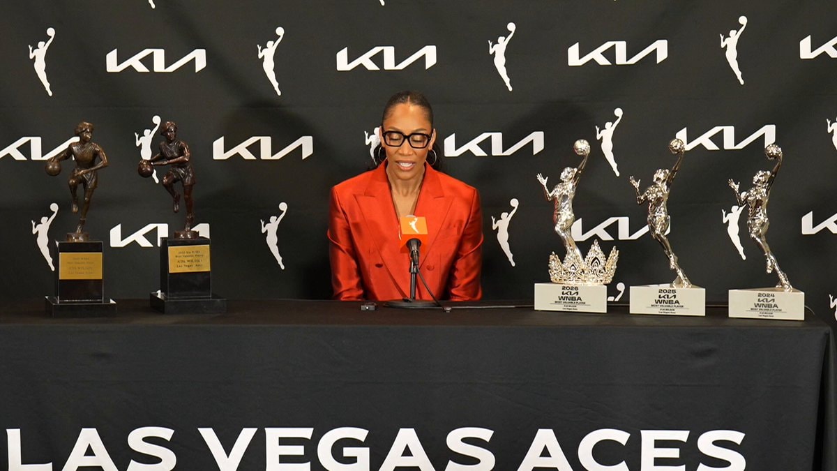 A'ja Wilson 5th MVP celebration A'ja Wilson 5th MVP celebration
