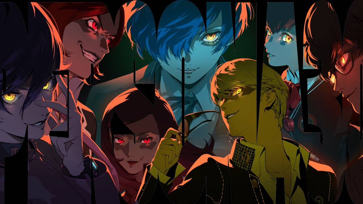PERSONA 30th Anniversary Shadow illustration