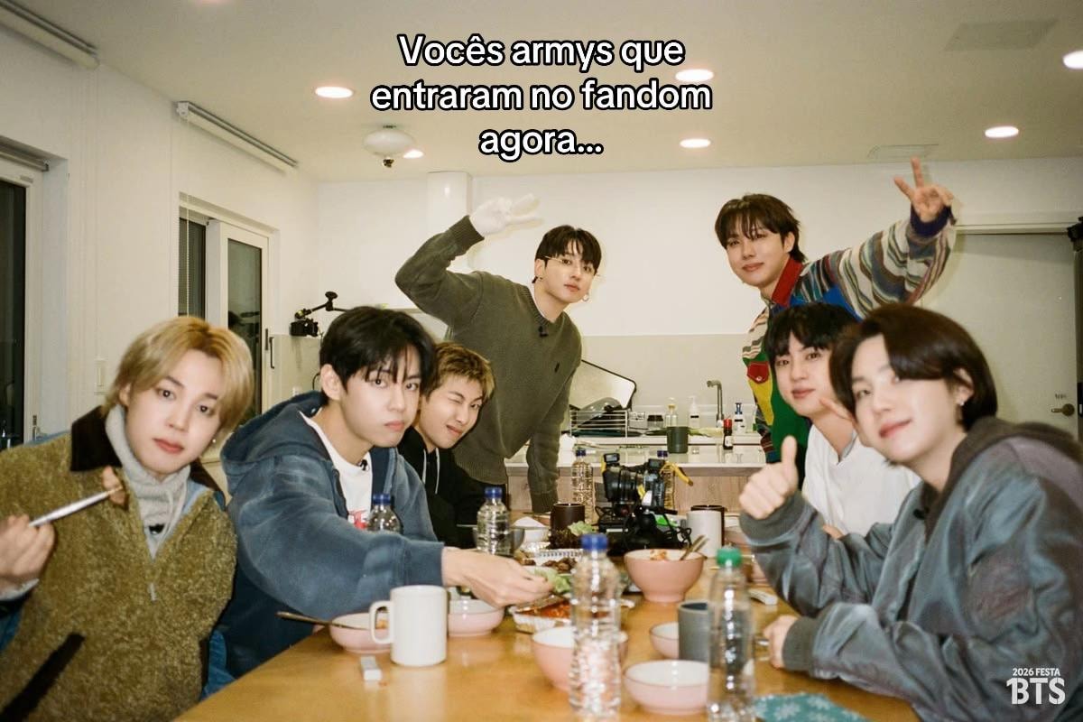 BTS casual table moment BTS casual table moment