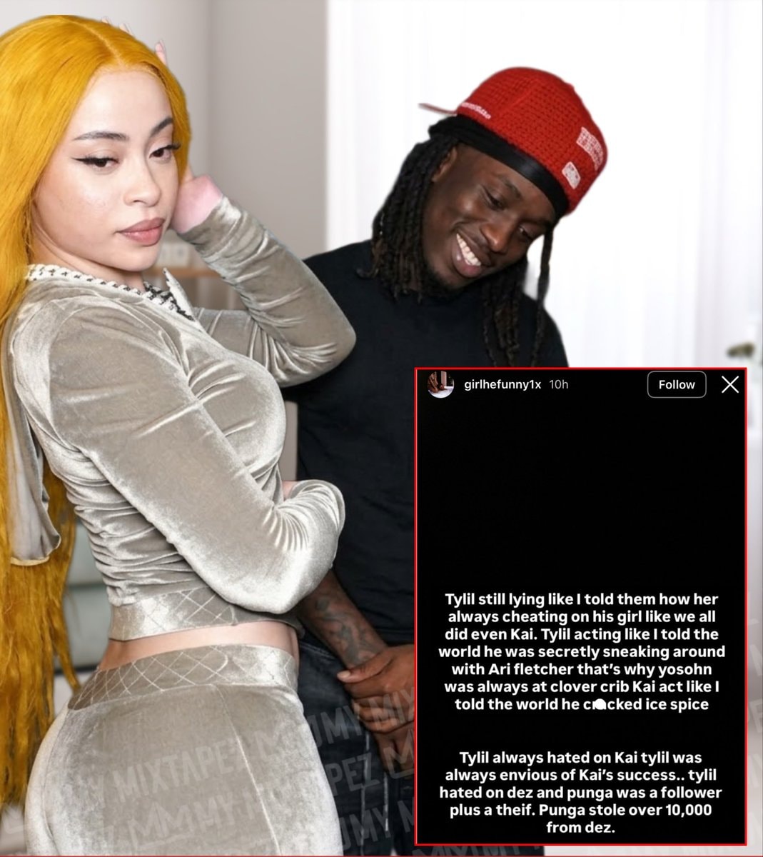 Reggie alleges Kai Cenat Ice Spice Tylil Ari