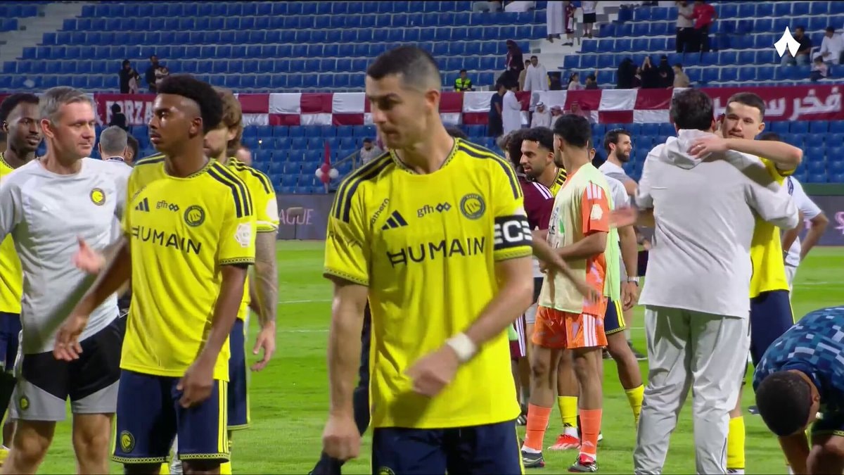 Ronaldo celebration with the fans