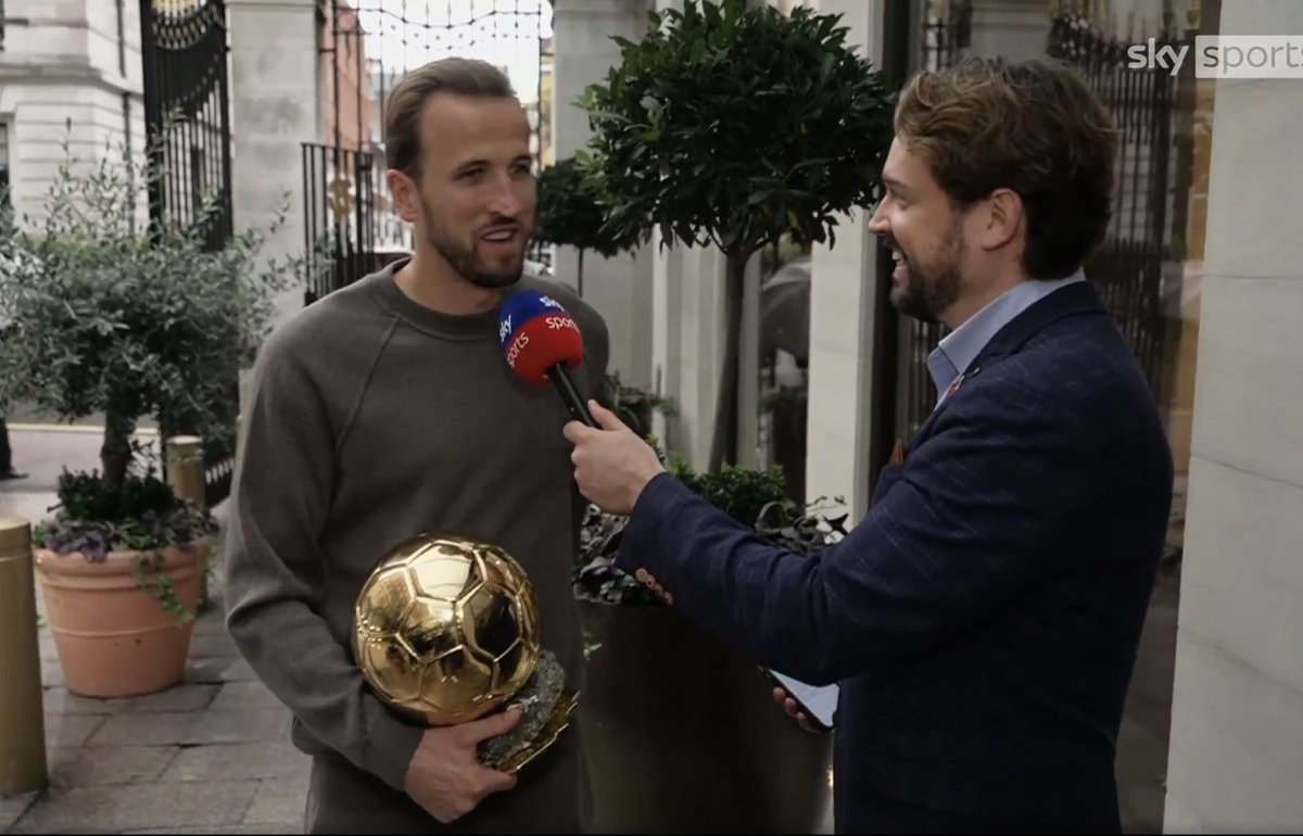 Harry Kane Ballon d'Or interview