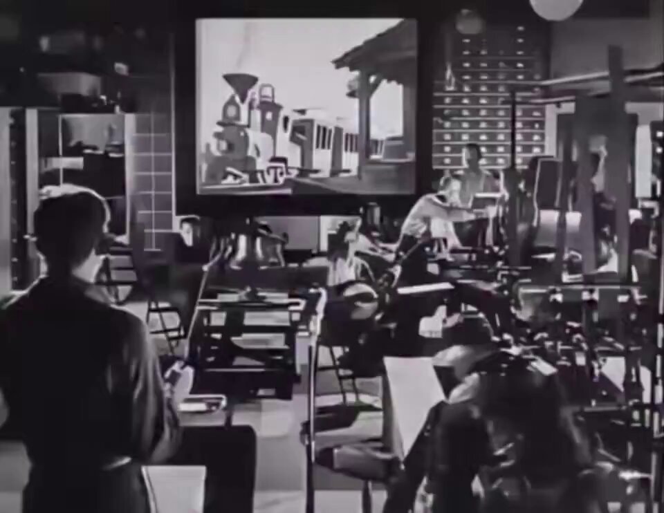 Early animation sound made by hand
