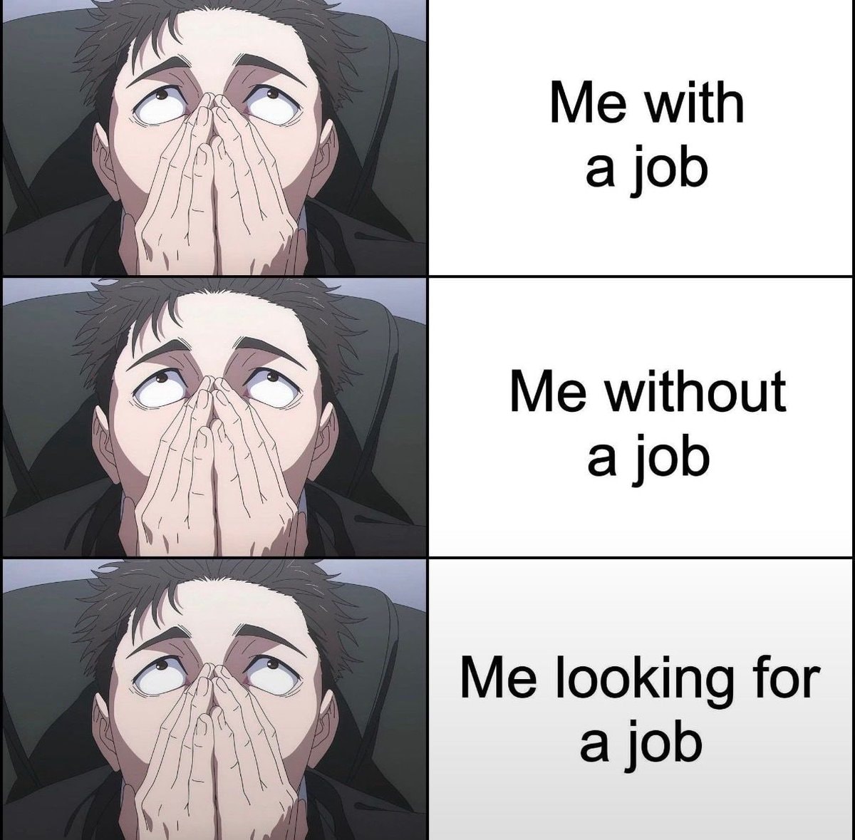 anime job status meme anime job status meme
