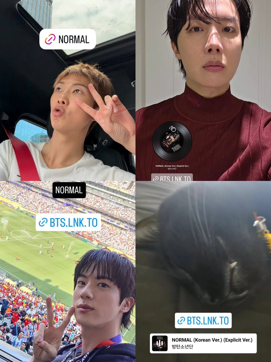 BTS hyung line Normal promotion BTS hyung line Normal promotion