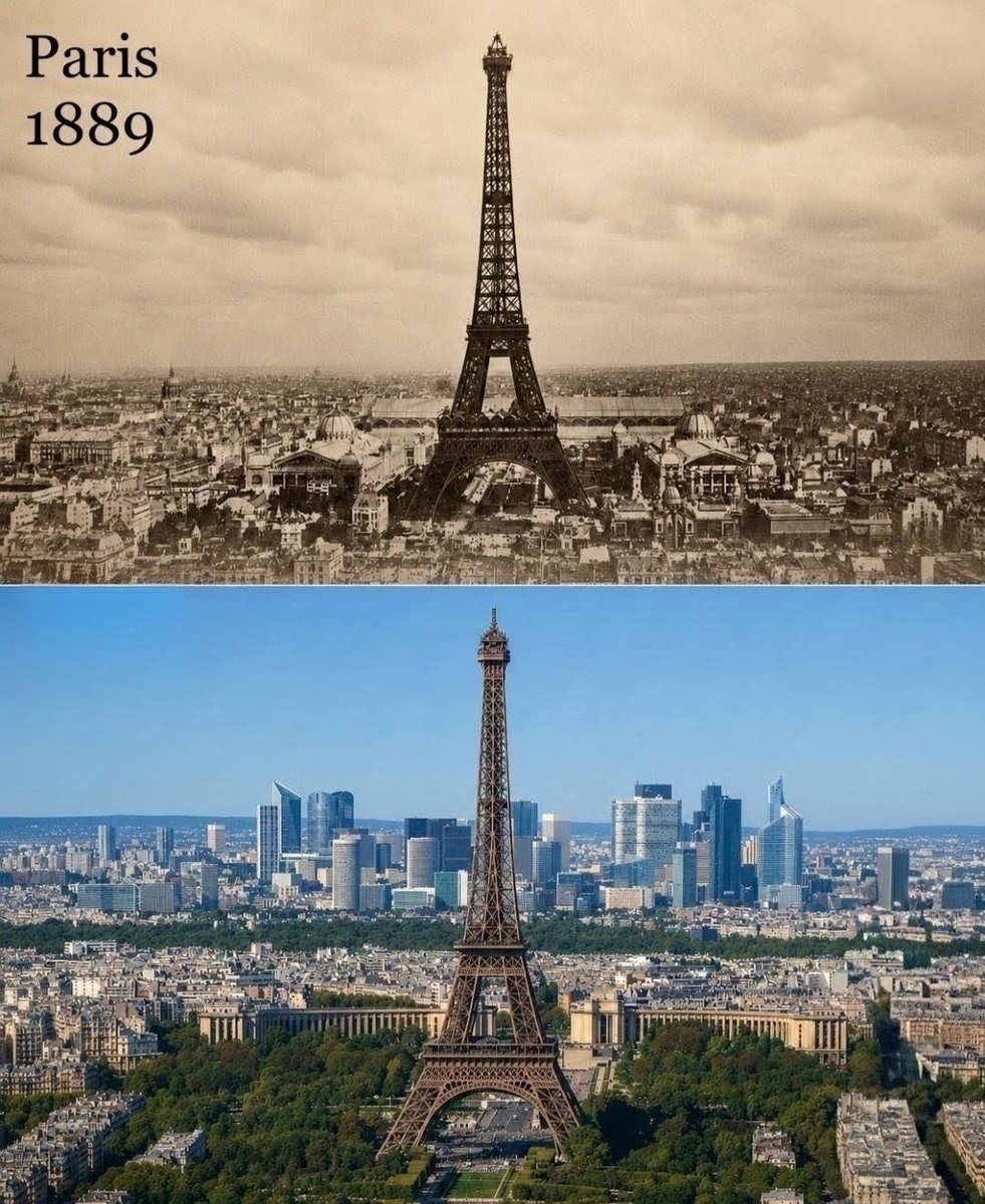 Paris 1889 vs today