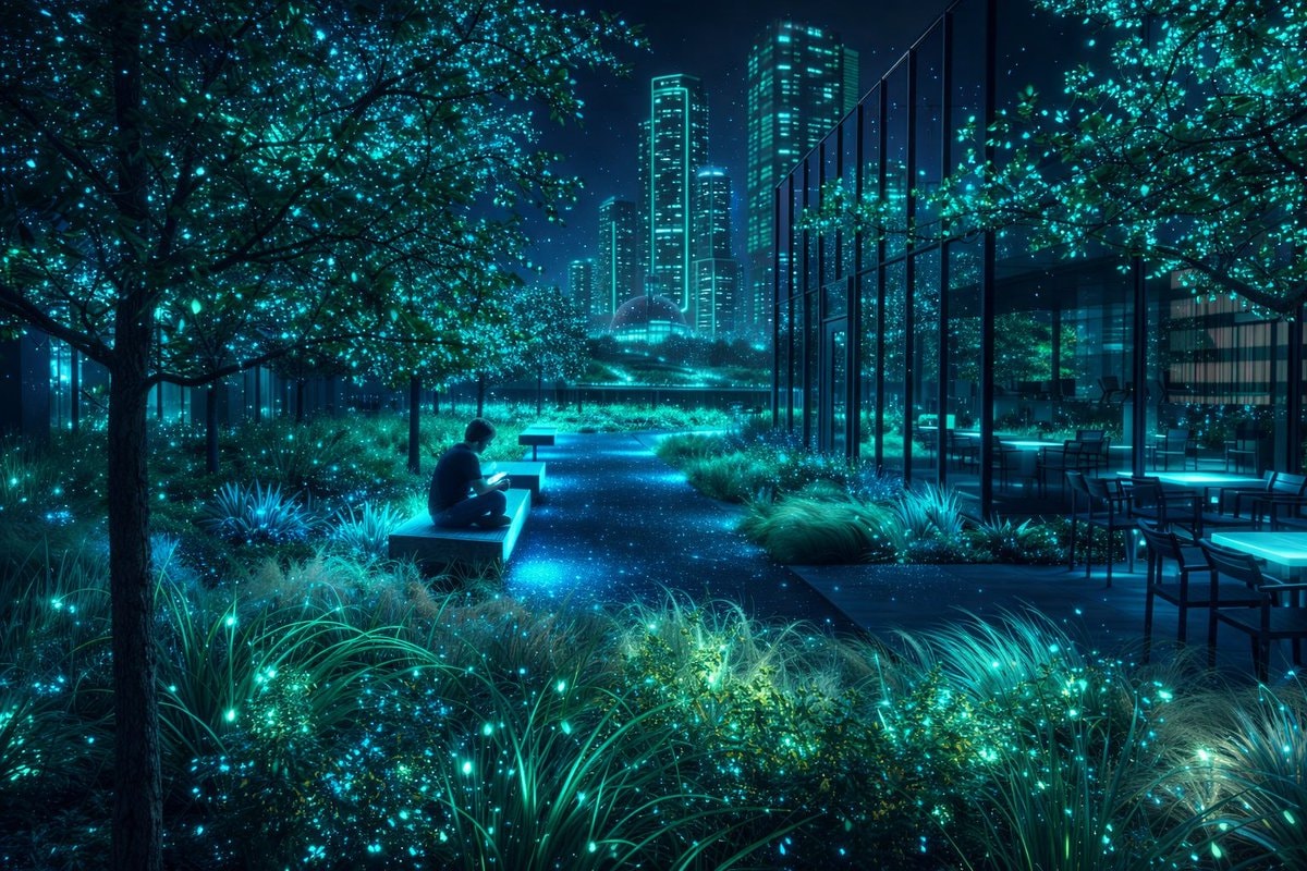 Chinese scientists develop glowing plants for bio-cities (photo 2 of 2)