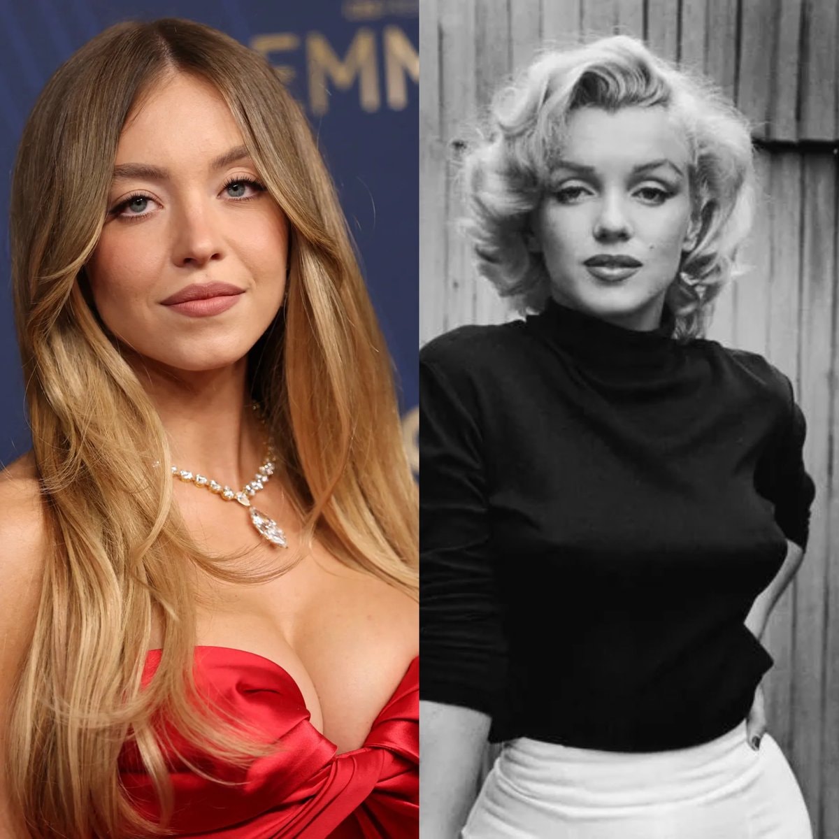 Sydney Sweeney and Marilyn Monroe ninth cousins (photo 1 of 2)