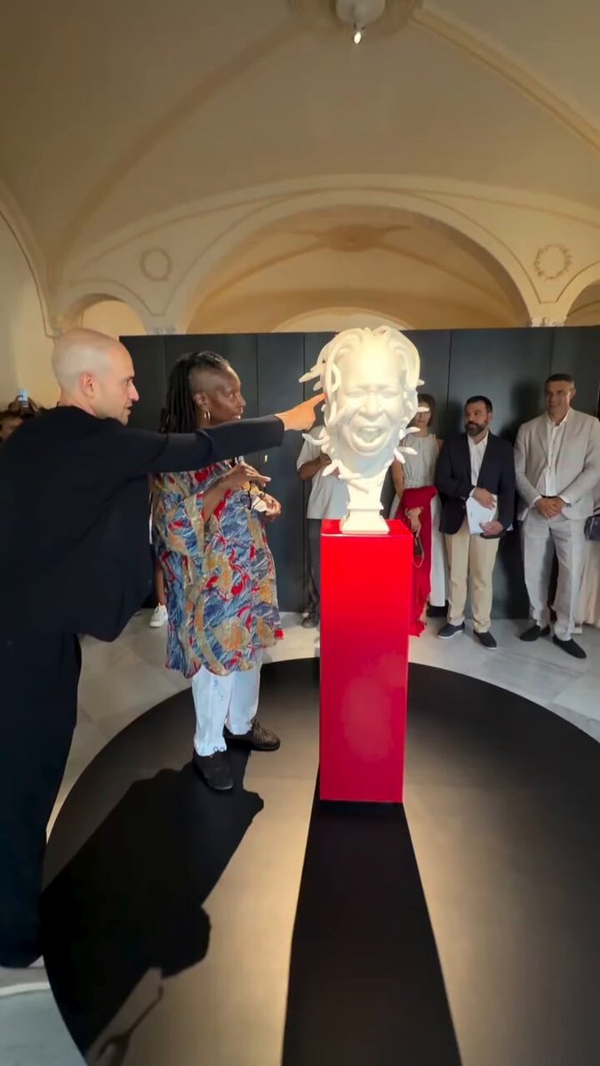 Whoopi Goldberg Medusa sculpture by Jago