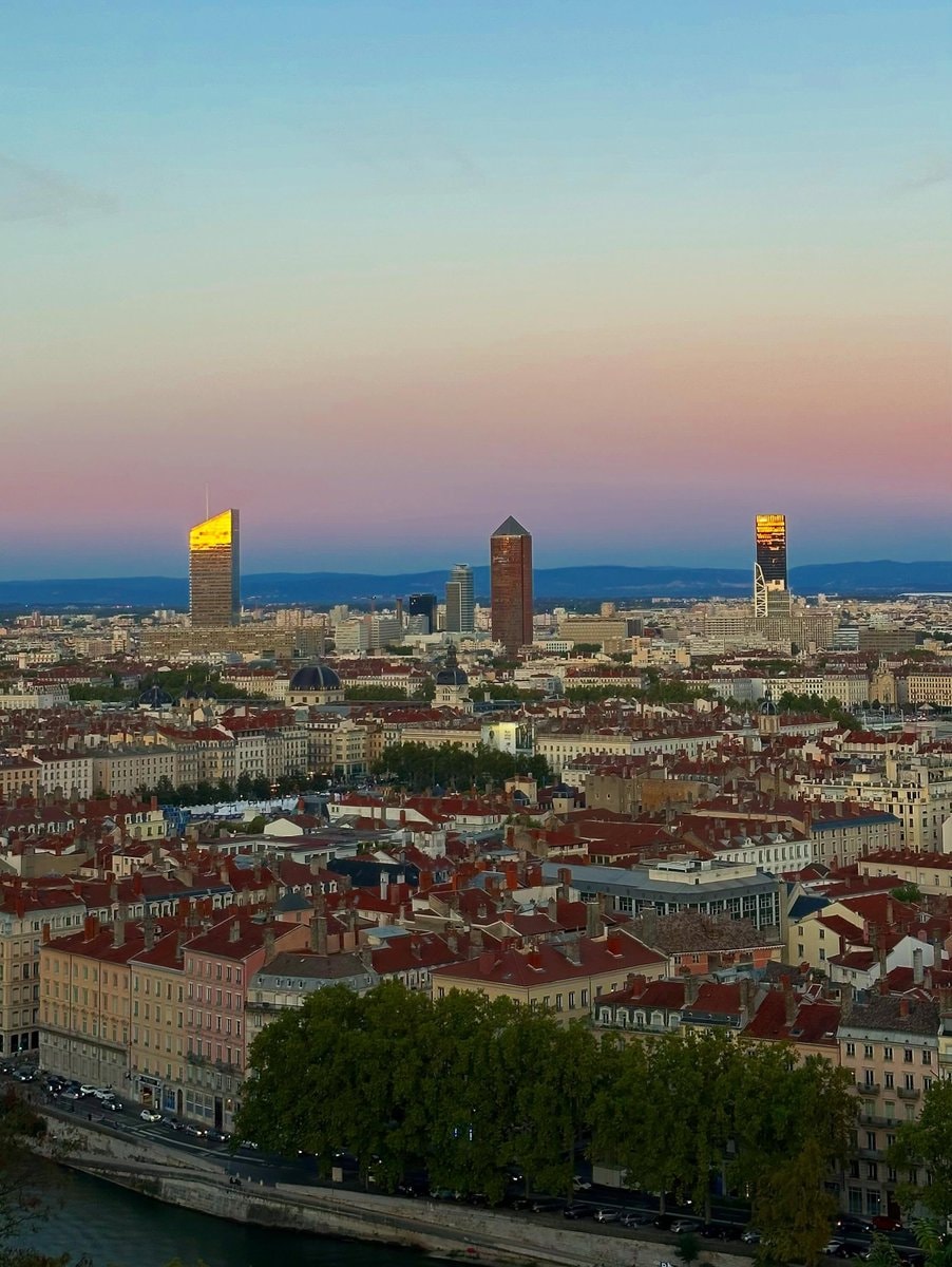 Lyon France cityscape