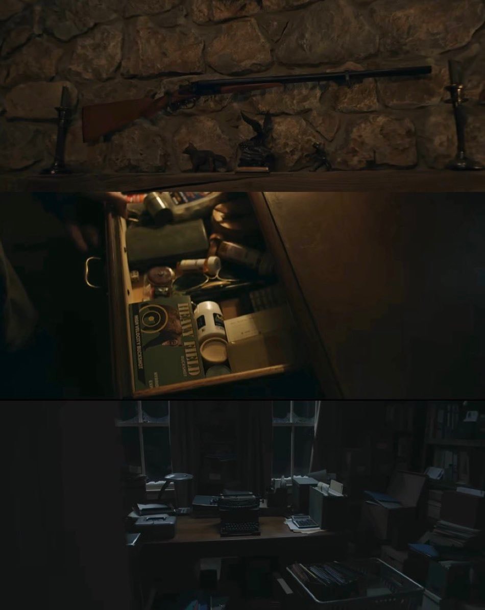 Zach Cregger Resident Evil weapons typewriter