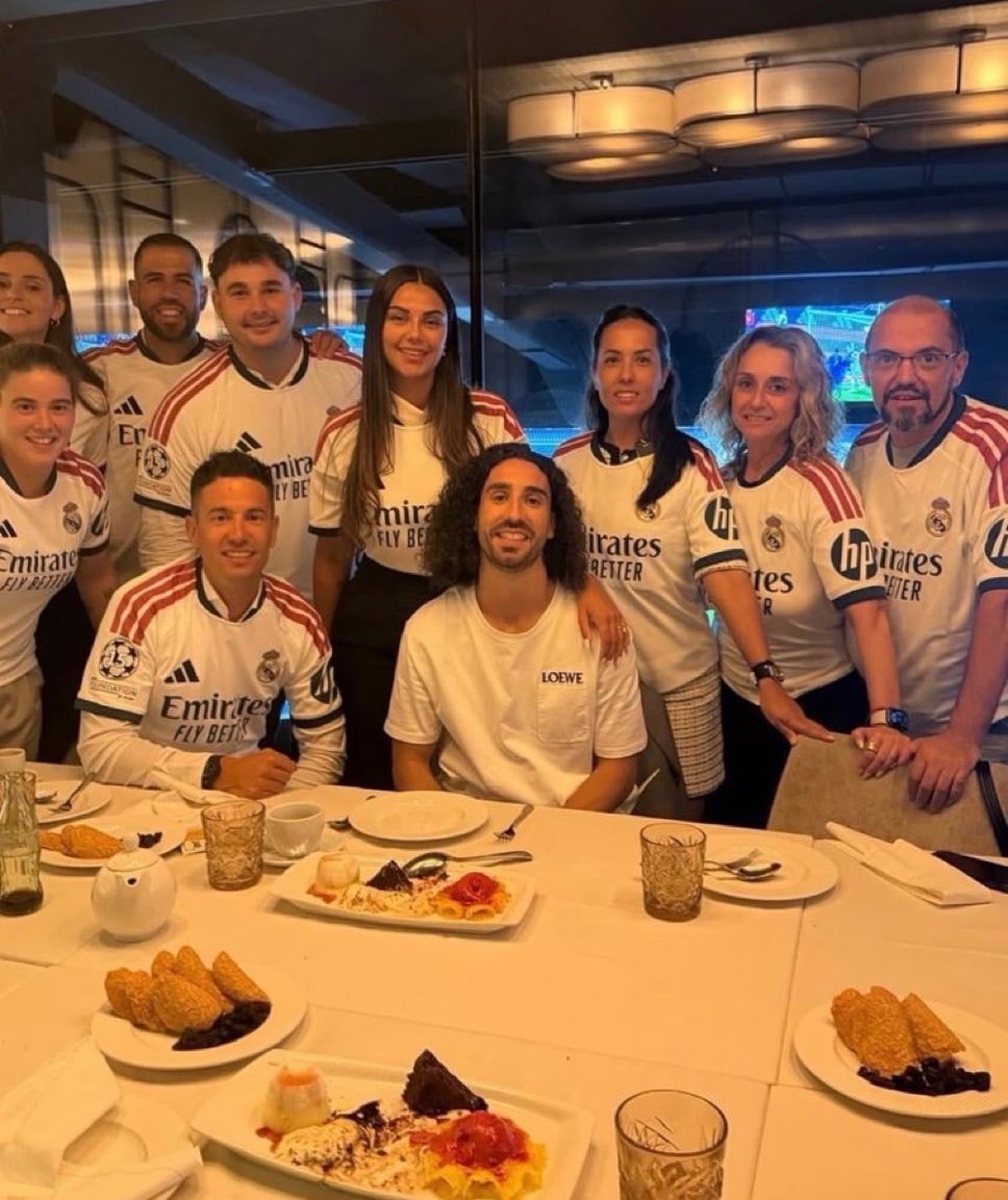 Marc Cucurella Real Madrid presentation family celebration Marc Cucurella Real Madrid presentation family celebration