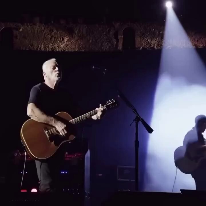 David Gilmour Wish You Were Here Pompeii