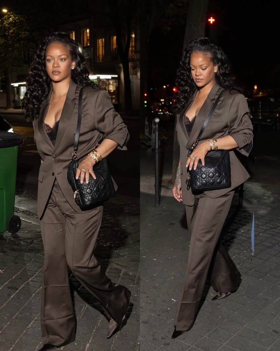 Rihanna at César Restaurant