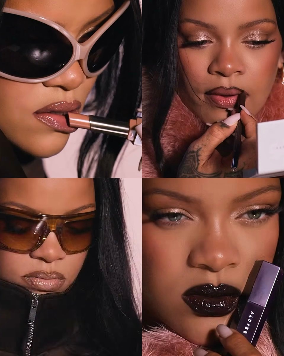 Rihanna Fenty Beauty four looks