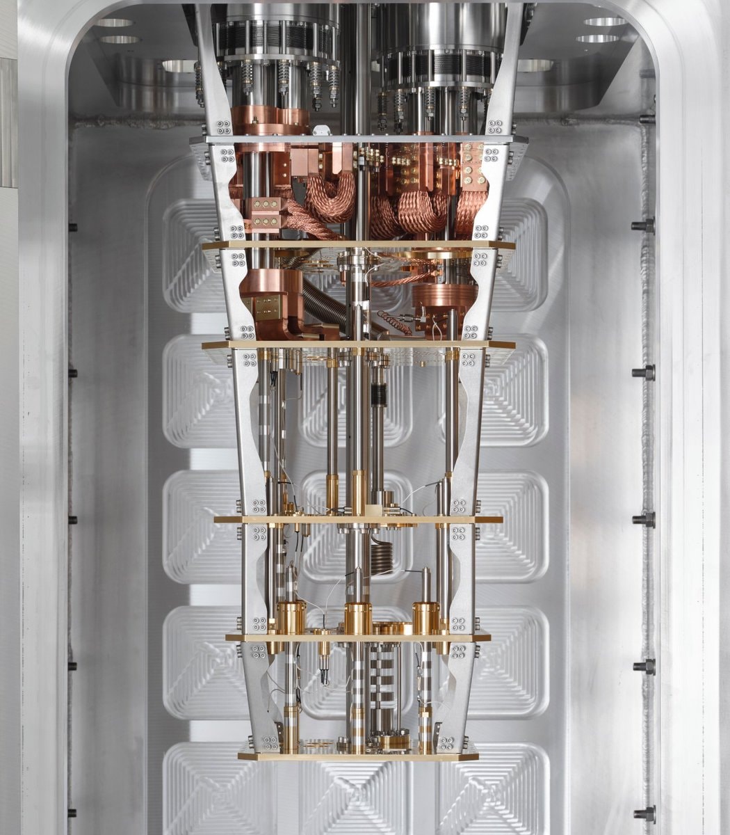 IBM quantum fridge (photo 1 of 2)