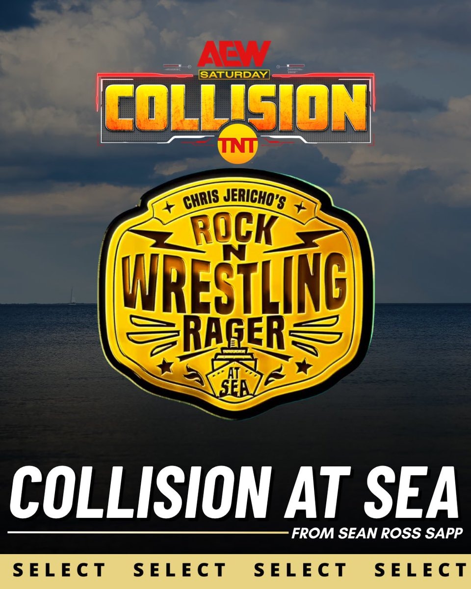 AEW Collision with Chris Jericho Rager at Sea