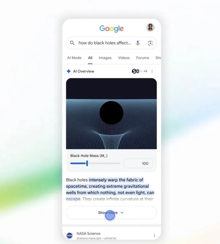 Google AI answers shift (photo 2 of 2)