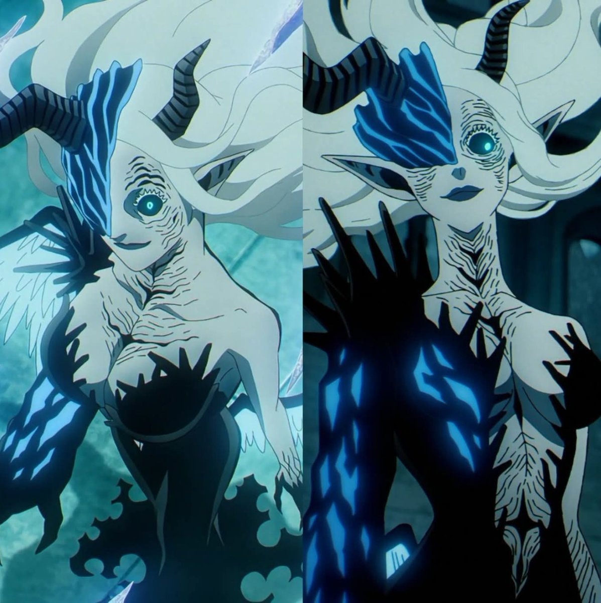 anime character with white hair