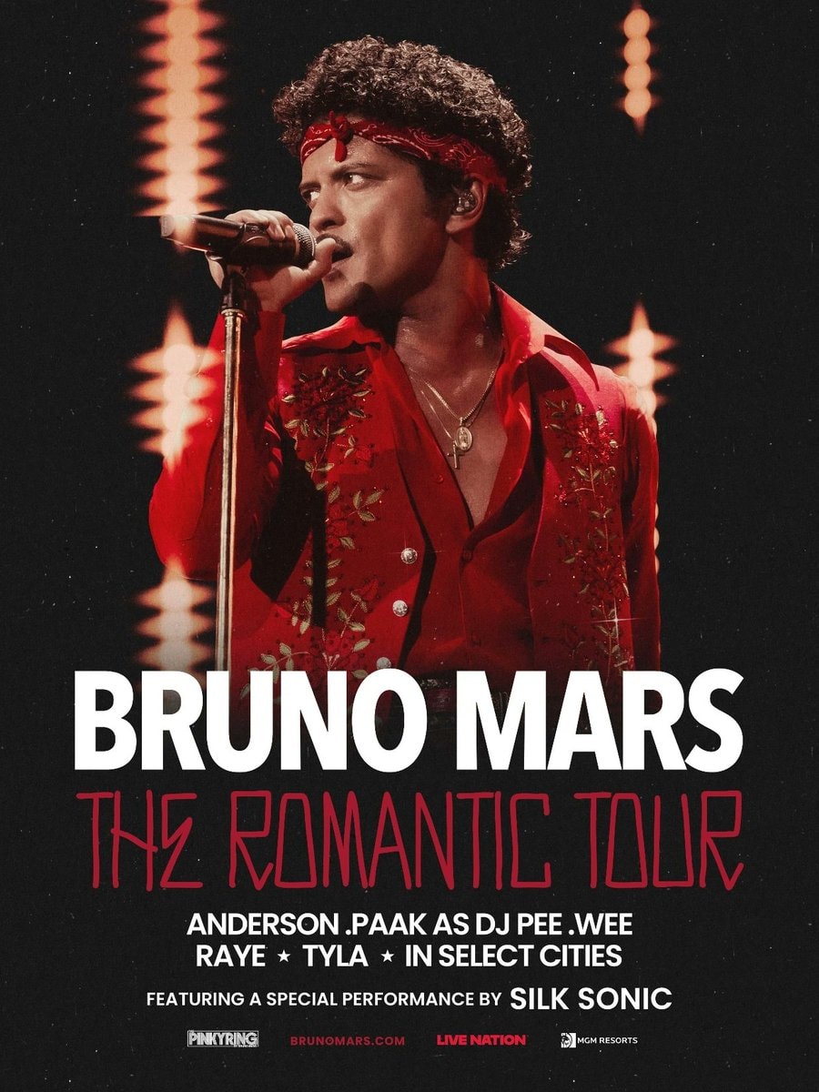 Bruno Mars The Romantic Tour 2027 Bruno Mars The Romantic Tour 2027