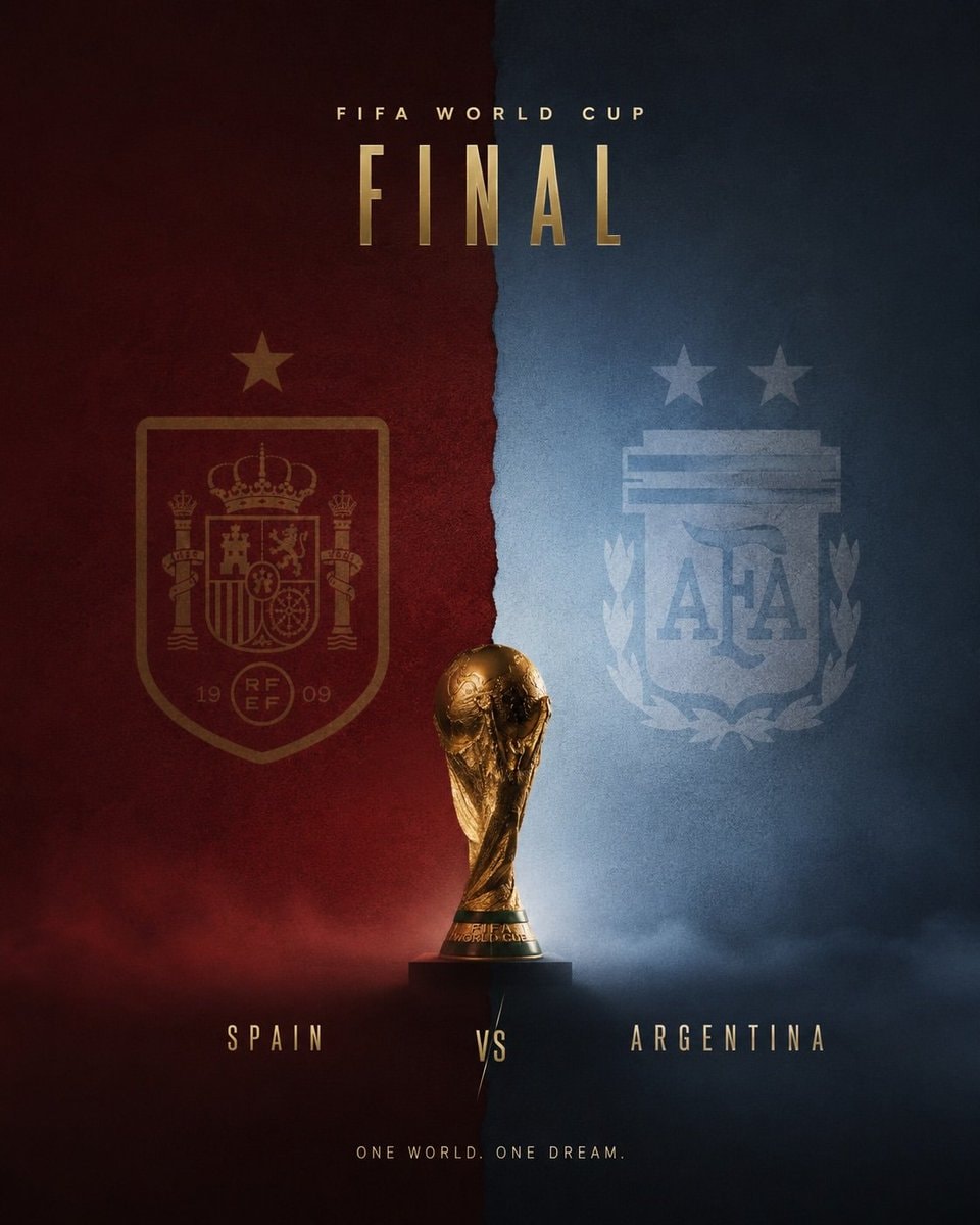 FIFA World Cup Final Spain vs Argentina 🏆