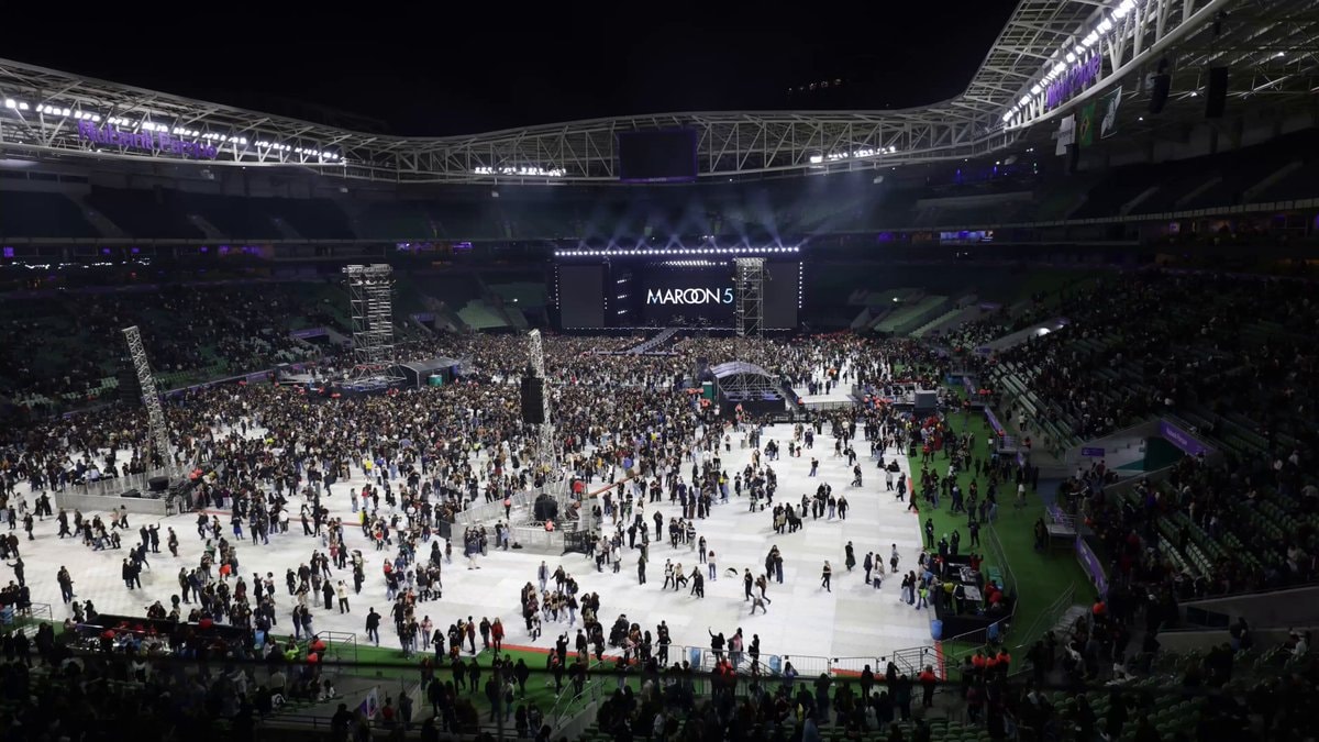 Nubank Park Maroon 5 Palmeiras