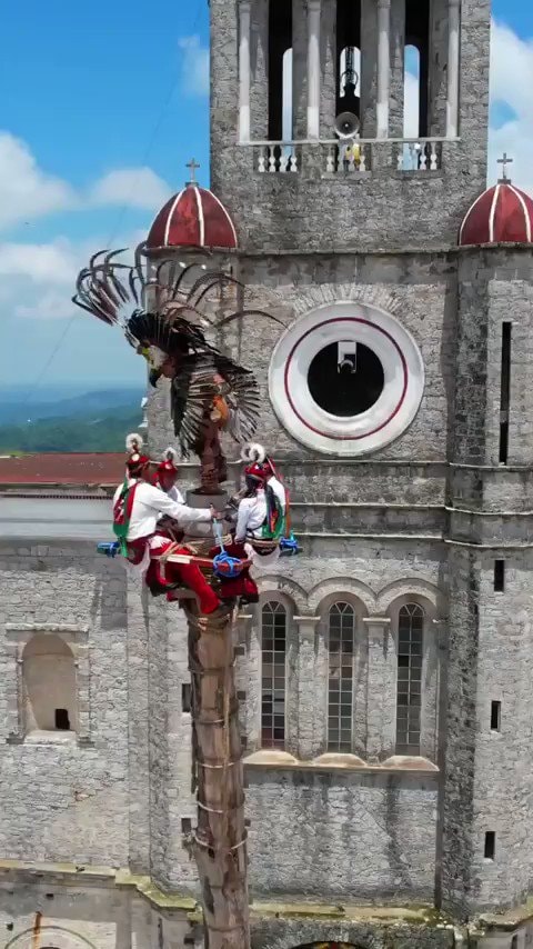 Cuetzalan rain ritual dancers