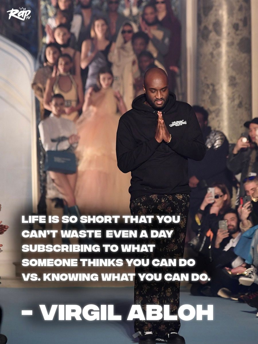 Virgil Abloh runway moment