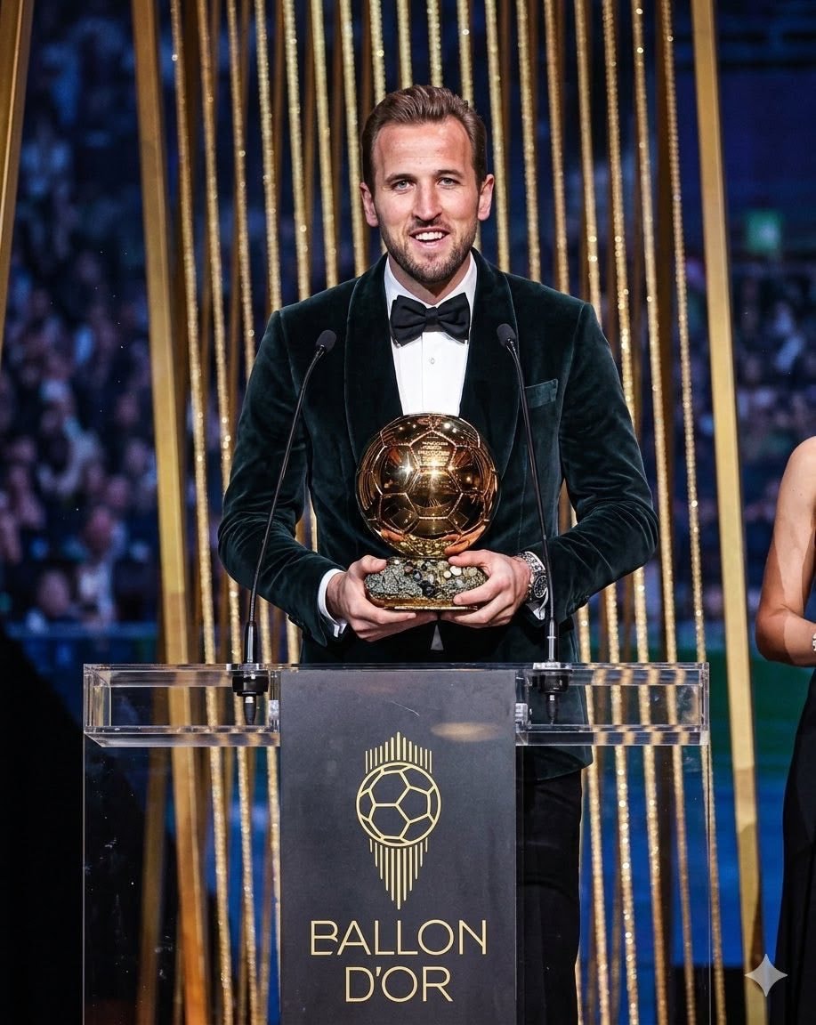 Karim Benzema Ballon d'Or trophy (photo 2 of 2)