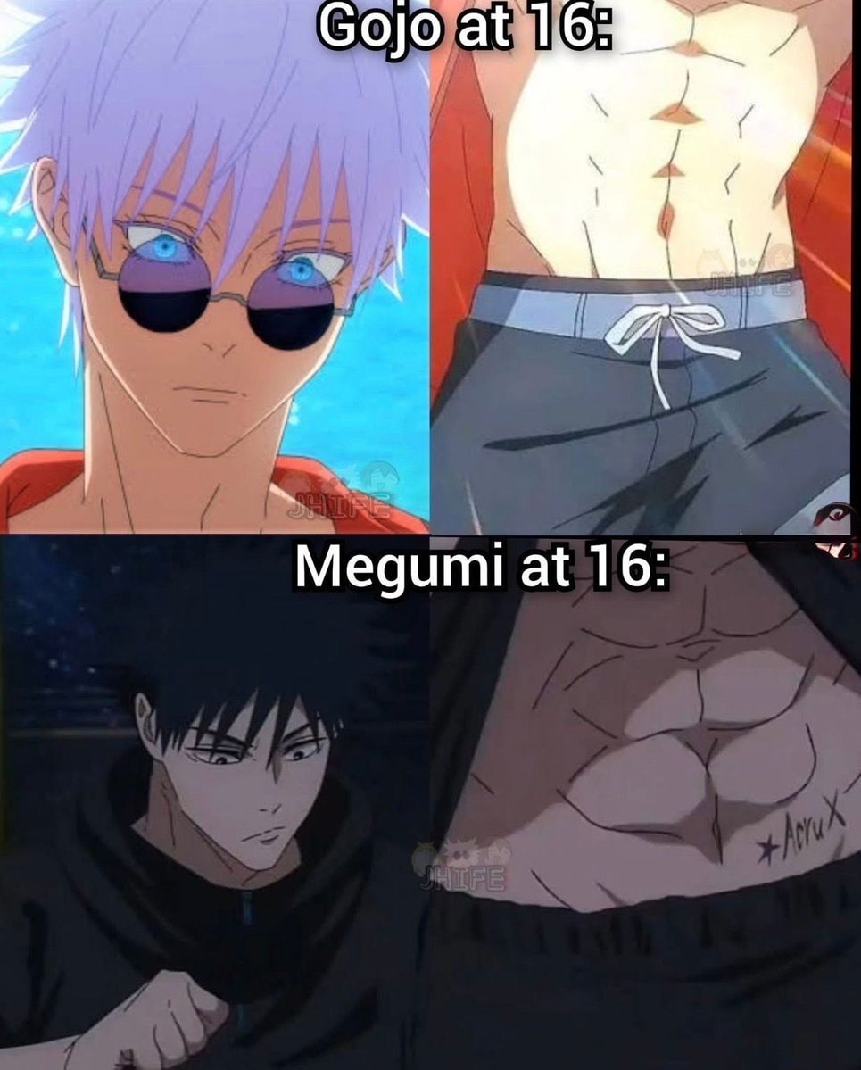 Gojo and Megumi at 16