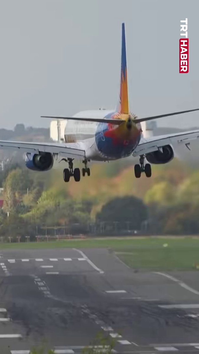 Plane off runway at England airport Plane off runway at England airport