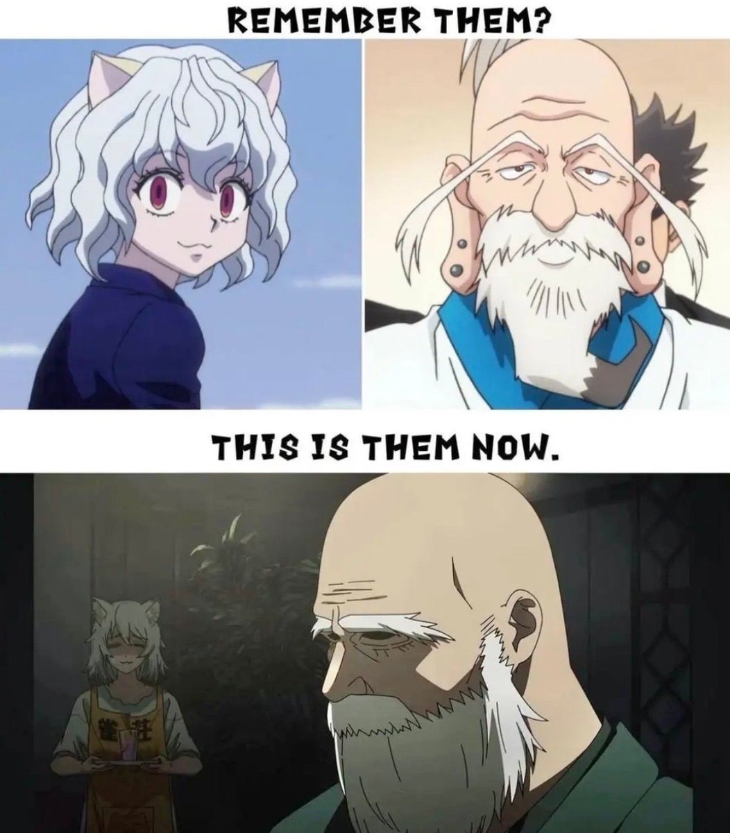 Pitou and Netero younger vs older