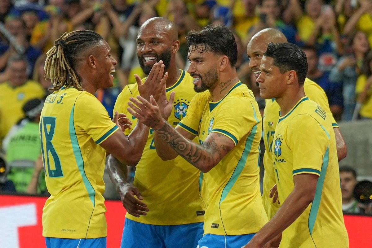 Brazil squad during super FIFA dates window