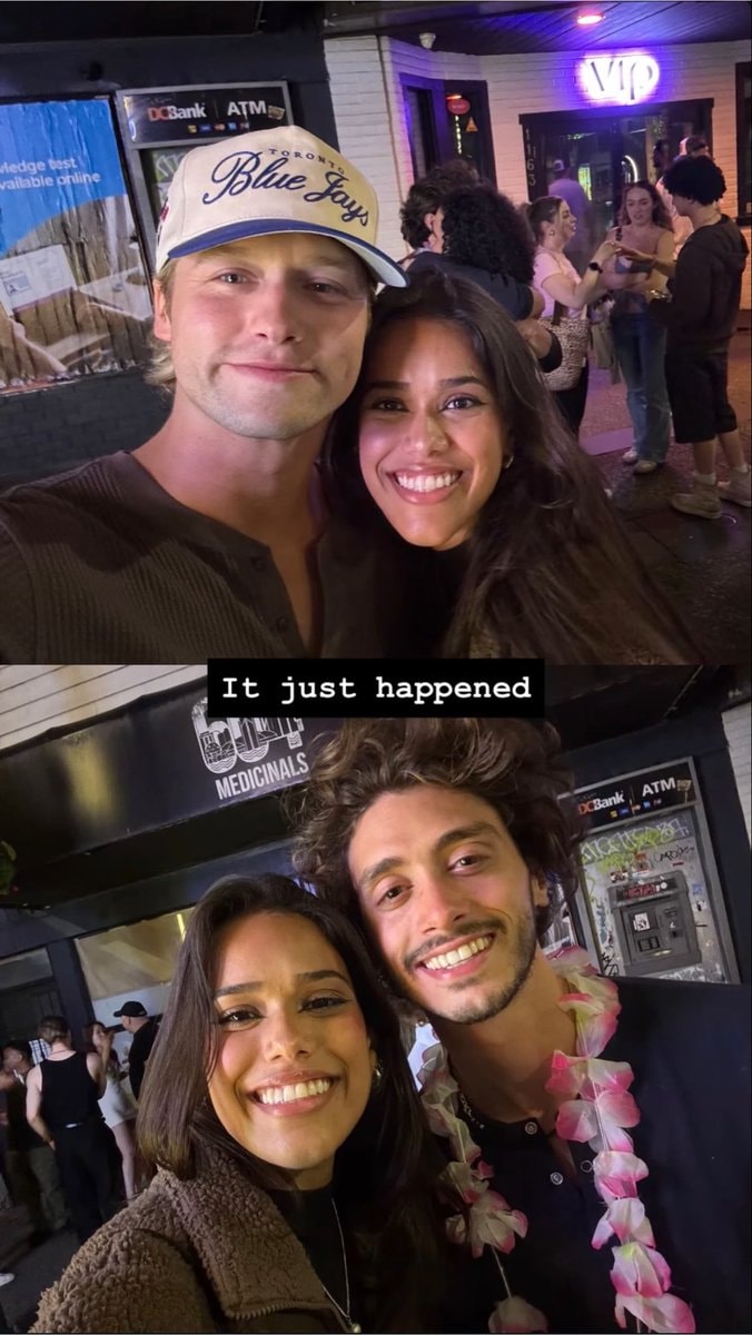 Off Campus cast with fans in Vancouver