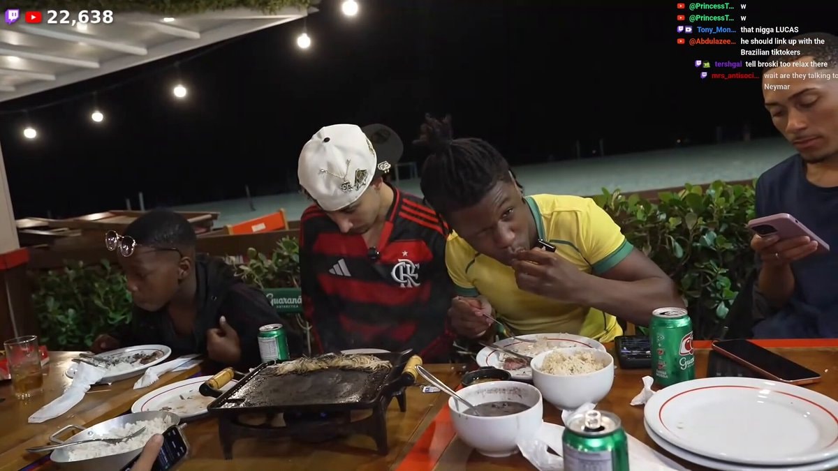 Tota reacts to Rakai eating
